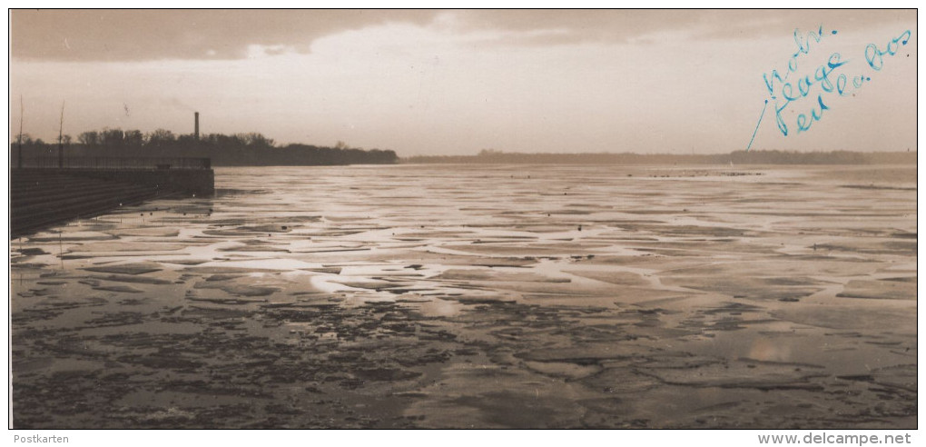 ALTE POSTKARTE BERLIN TEGEL LES BORDS DU LAC SEE EIS Havel Cpa Postcard AK Ansichtskarte - Tegel