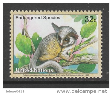 TIMBRE NEUF DES NATIONS UNIES N. Y. - GALAGO DU SENEGAL (GALAGO SENEGALENSIS) N° Y&T 754 - Other & Unclassified