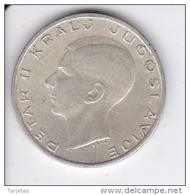 MONEDA PLATA DE YUGOSLAVIA DE 20 DINARA DEL AÑO 1938  (COIN) - Yugoslavia