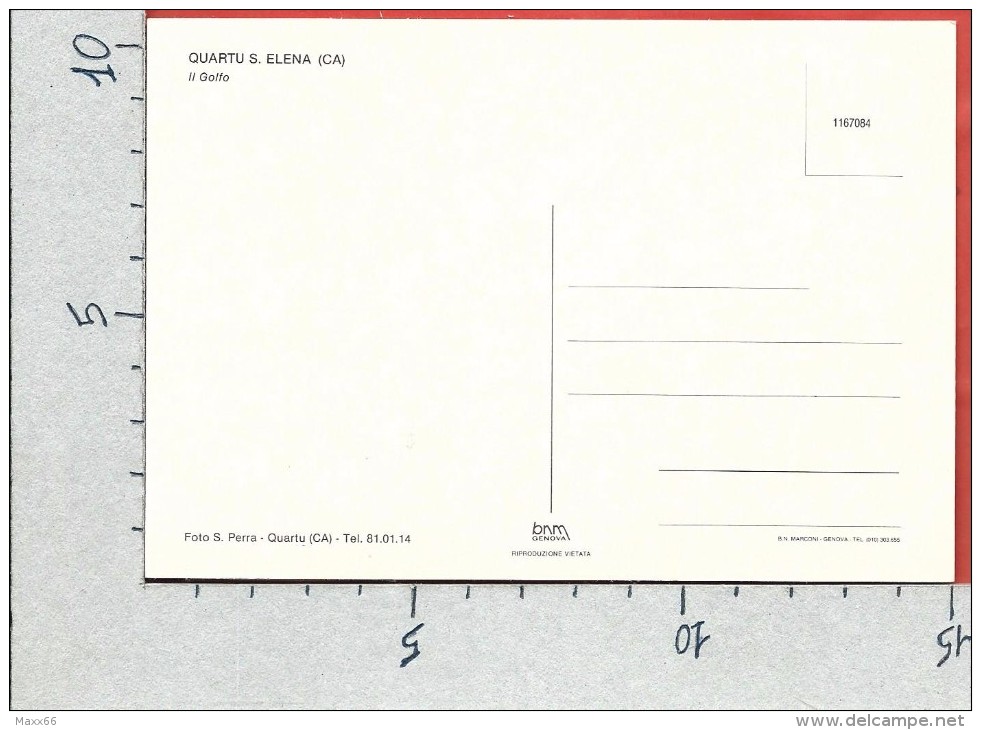 CARTOLINA NV ITALIA - QUARTU S. ELENA (CA) - Il Golfo - 10 X 15 - Quartu Sant'Elena