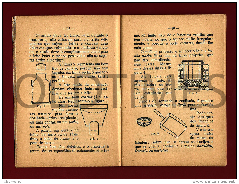 PORTUGAL - COMO SE FAZEM QUEIJOS - 1915 BOOK - Pratique