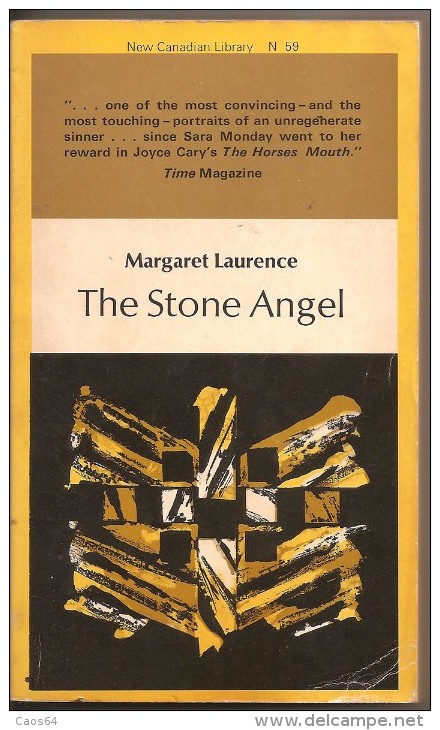 THE STONE ANGEL  MARGARET LAURENCE- - Other & Unclassified