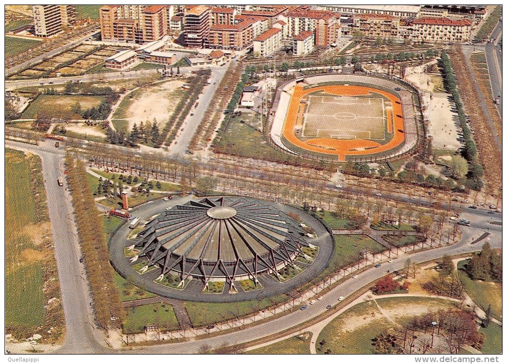 03994 "TORINO - PARCO RUFFINI E PALAZZO DELLO SPORT" CART.  NON SPED. - Stadiums & Sporting Infrastructures