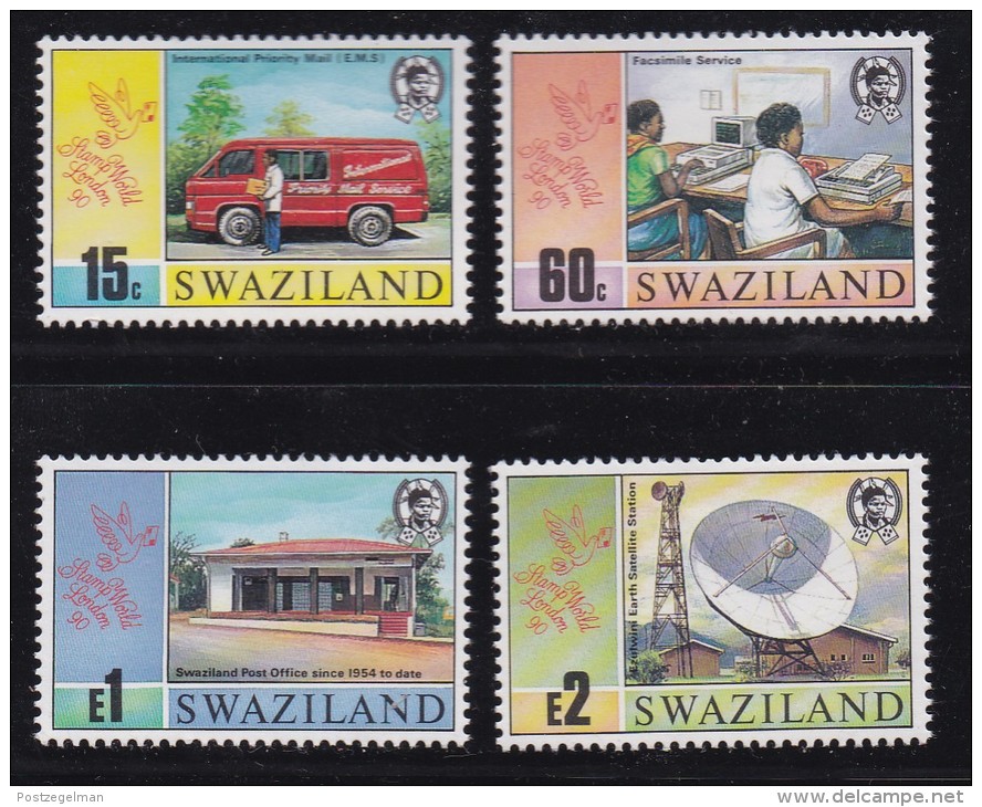 SWAZILAND, 1990, Mint Never  Hinged Stamps, Stamp World London, 564-567, #6790 - Swaziland (1968-...)