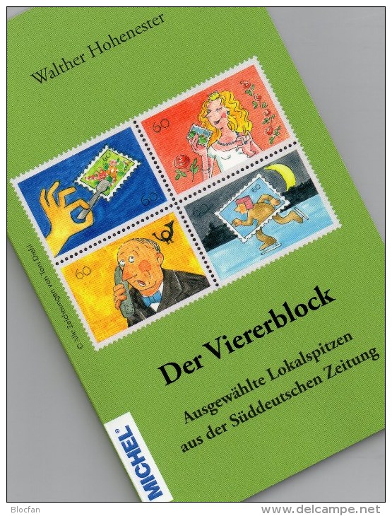 MICHEL 2015 W.Hohenester Der Viererblock Neu 15€ Humorvolle Lokalspitzen Der SZ Illustrationen Philately Book Of Germany - Sonstige & Ohne Zuordnung