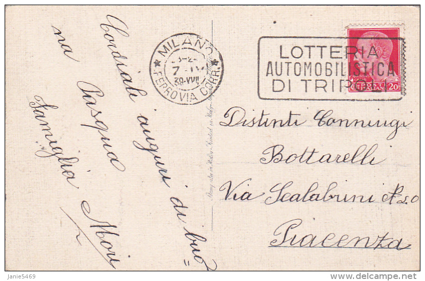 Italy 1939 Used Postcard - Stamped Stationery