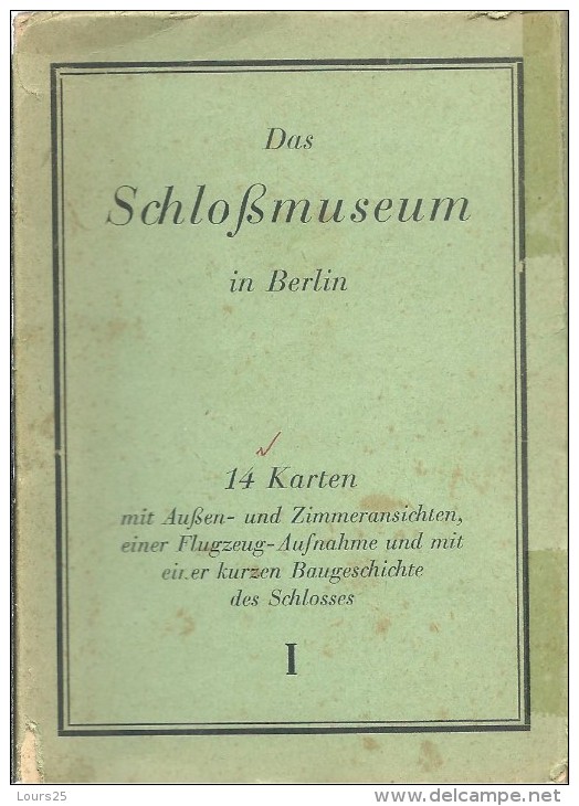 ! - Allemagne- Berlin - Das Schlossmuseum - 14 Cartes Noir/blanc - Voir Détails - Buch