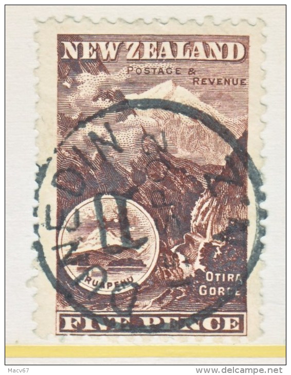 NEW  ZEALAND  114 A  VIOLET  BROWN   (o) - Used Stamps