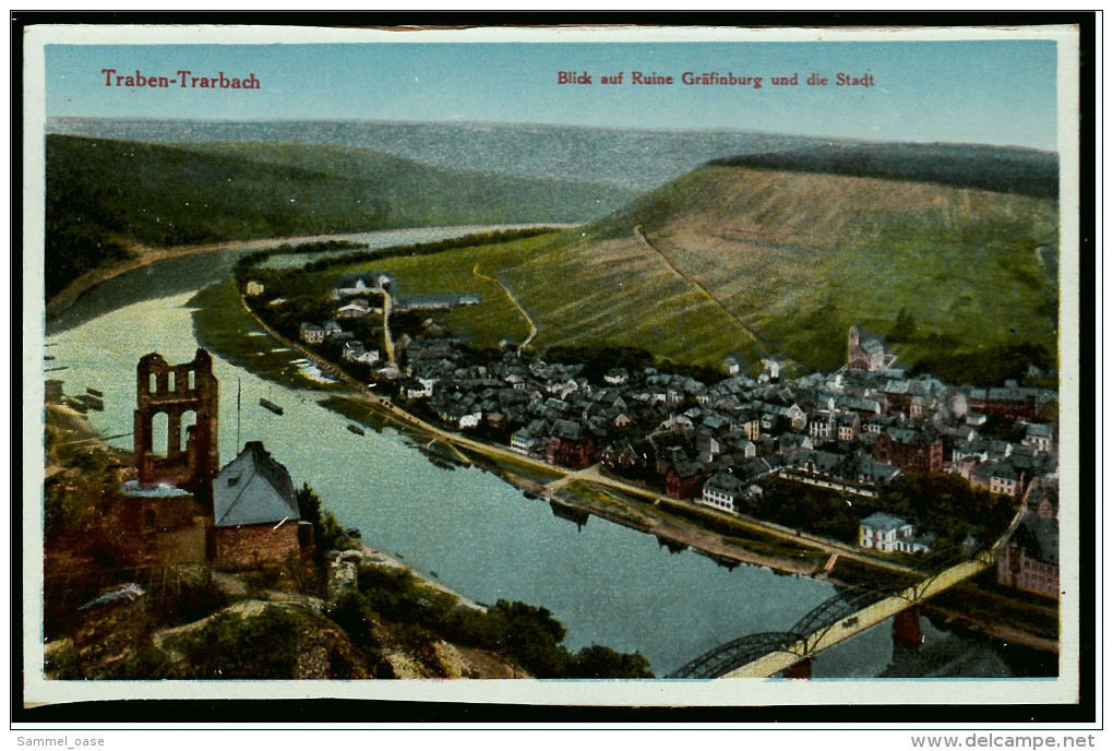 Traben-Trarbach  -  Blick Auf Ruine Gräfinburg Und Die Stadt   -  Ansichtskarte Ca. 1920   (5740) - Traben-Trarbach