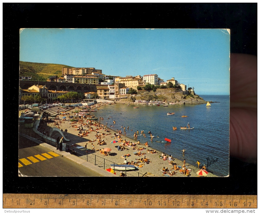 CERBERE Pyrénées Orientales 66 : Vue Générale Sur La Plage  1978 - Cerbere