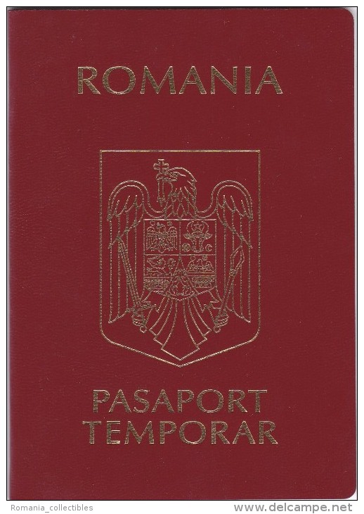 Romania, Expired Temporary Passport - Turkey Visas And Stamps - Documenti Storici