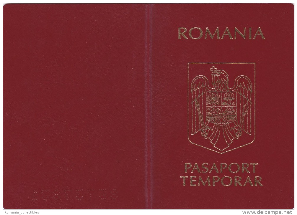 Romania, Expired Temporary Passport - Turkey visas and stamps