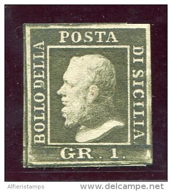 1859- SICILIA-1 GRANA-MNH.- LUXE !! - Sicile