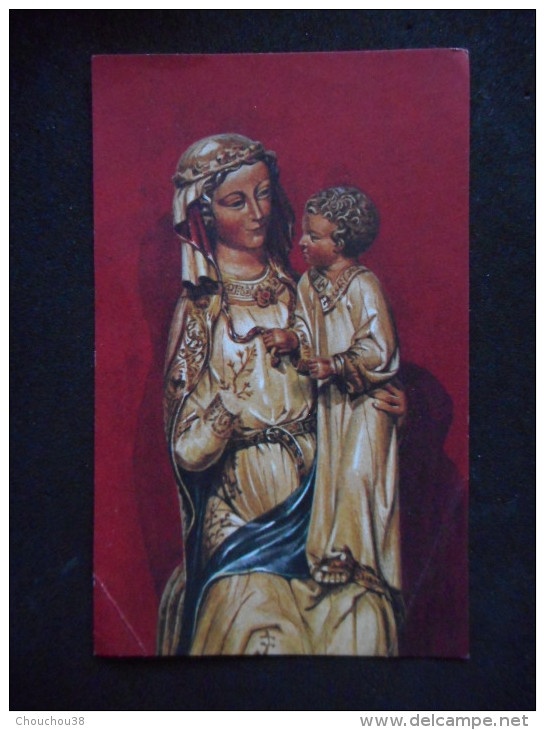 IMAGE Pieuse "Vierge à L'enfant - Ivoire XIVe Villeneuve Les Avignon" Prière GRANDE NEUVAINE DE L'IMMACULEE CONCEPTION - Religión & Esoterismo