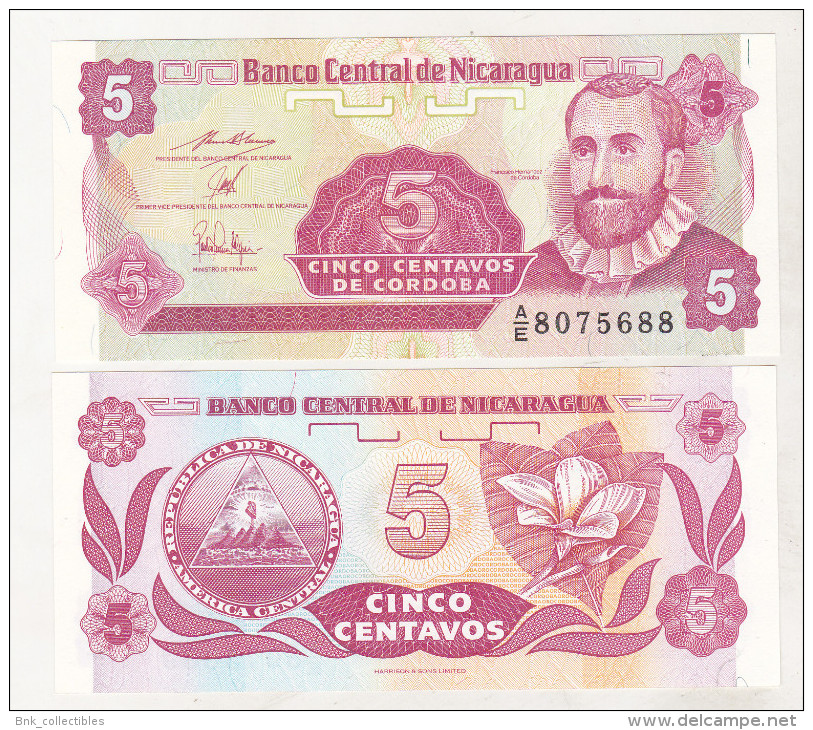 Nicaragua 5 Centavos 1991 Uncirculated - Nicaragua