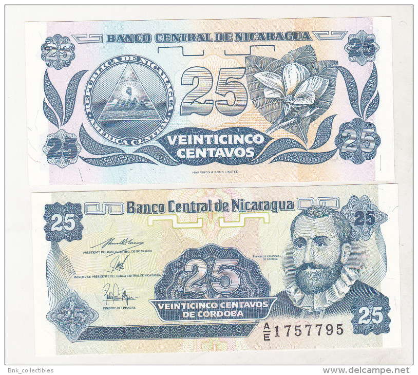 Nicaragua 25 Centavos 1991 Uncirculated - Nicaragua