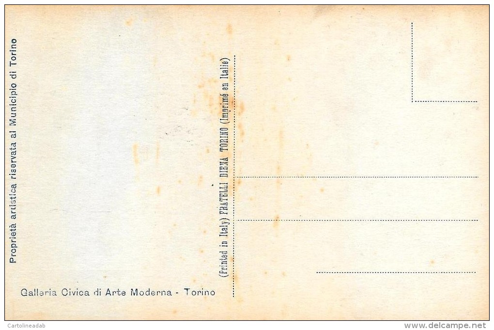 [DC2522] CPA - TORINO - GALLERIA CIVICA D'ARTE MODERNA - VINCENZO MARINELLI FERRANTE CARAFA E MASANIELLO - Old Postcard - Musei