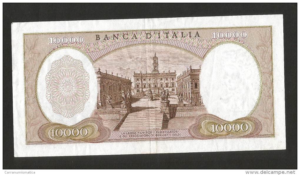 ITALIA - 10000 Lire MICHELANGELO (Firme: Carli / Febbraio - Decr. 20/05/1966) - REPUBBLICA ITALIANA - 10000 Lire