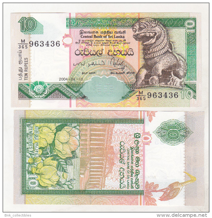 Sri Lanka 10 Rupees 2004 Unc - Sri Lanka
