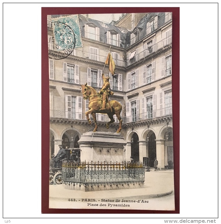 Paris  Statue De Jeanne D´ Arc  Place Des Pyramides  443 - Statues