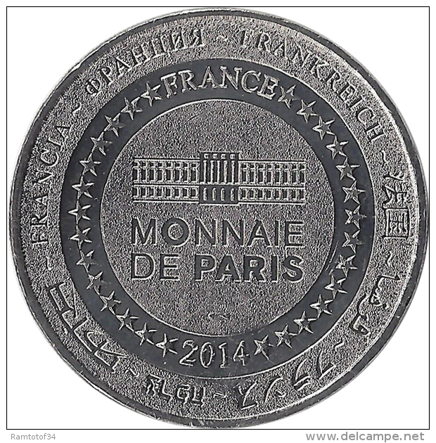 2014 MDP286 - ABBAYE AUX DAMES - Cité Musicale (Argent) / MONNAIE DE PARIS - 2014