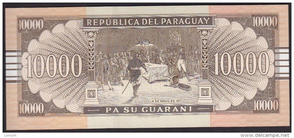 Paraguay 10000 Guaranies 2008 P229 UNC - Paraguay