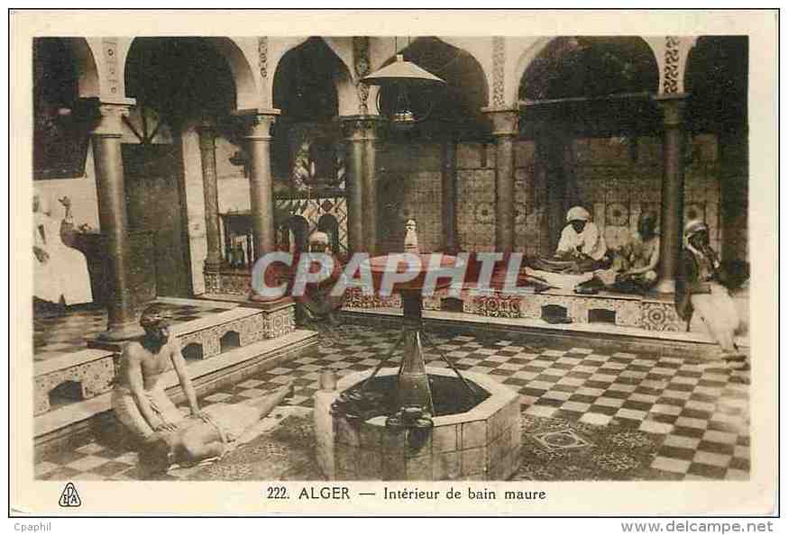 CPA Alger Interieur De Bain Maure - Autres & Non Classés