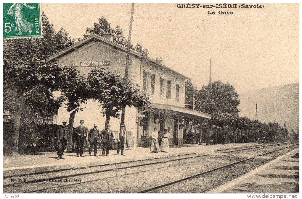 GRESY Sur ISERE     La Gare - Gresy Sur Isere
