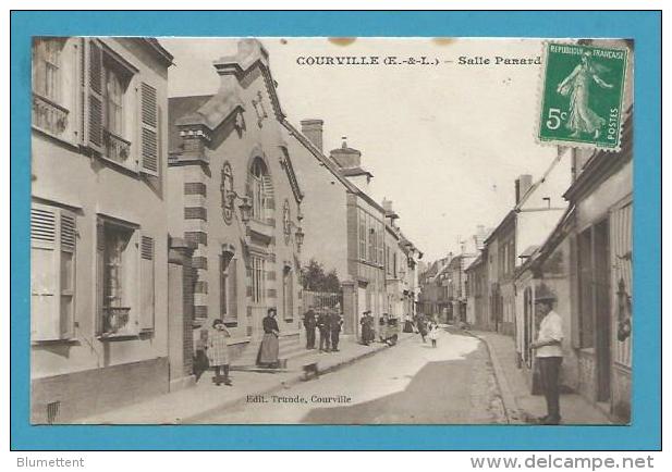 CPA Salle Panard COURVILLE 28 - Courville