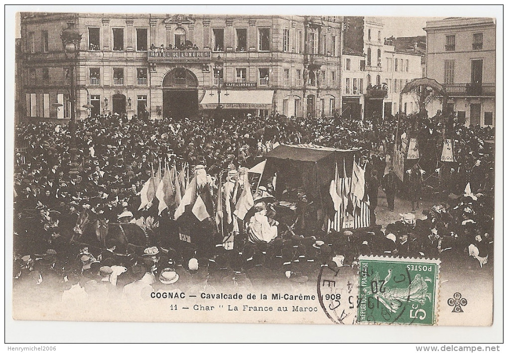 Charente - 16 - Cognac Char La France Au Maroc - Cognac