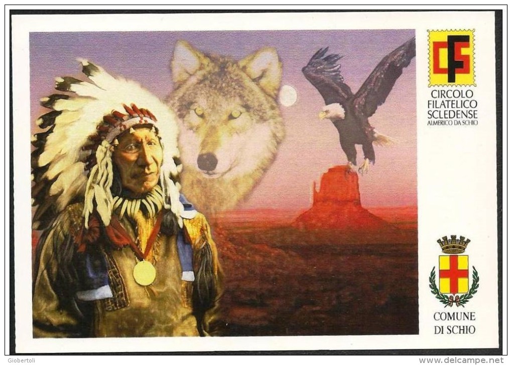 Italia/Italy/Italie: Capo Indiano, Indian Chief, Chef Indien, 2 Scan - Indiens D'Amérique