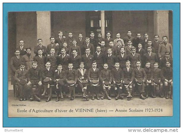 CPSM Ecole D'Agriculture D'hiver Année Scolaire 1923-1924 VIENNE 38 - Vienne