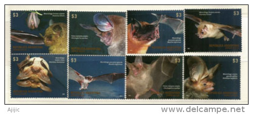 Les Chauves-souris En Argentine, Série Complète Yvert Nr 2970/77.  8 Timbres Neufs **  Côte 24,00  € - Ungebraucht