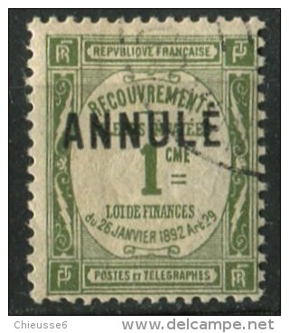 ANNULE Ob N° 43 CI 1 - Specimen