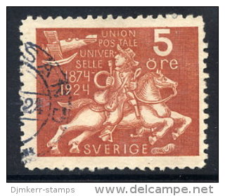 SWEDEN 1924 UPU Anniversary 5 öre  Used.  Michel 159 - Used Stamps