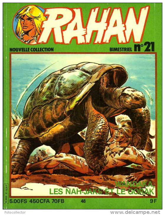 Rahan N° 48 (nouvelle Collection N° 21 - 1981) Par Cheret - Rahan