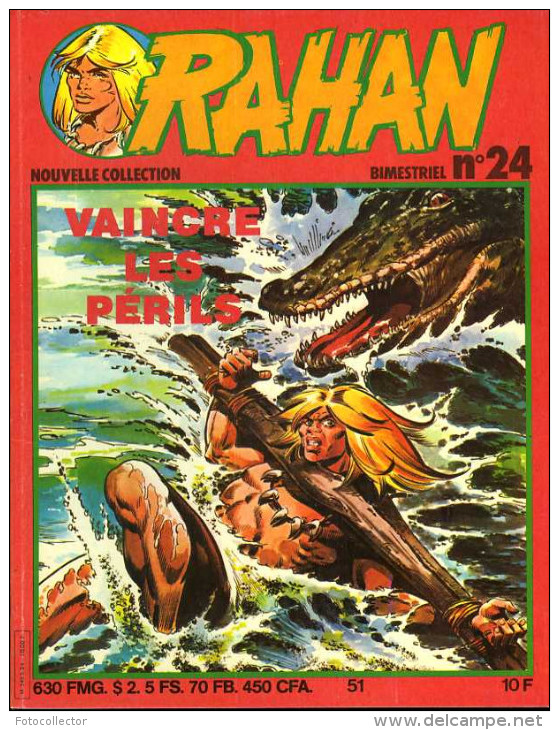 Rahan N° 51 (nouvelle Collection N° 24 - 1981) Par Chéret - Rahan