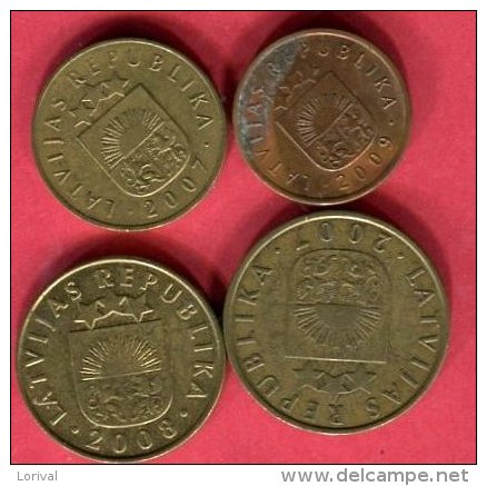 4 Monnaies Ttb 3 - Lettland