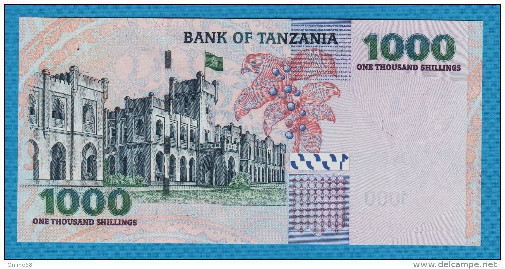 TANZANIA 1000 Shilingi  ND (2006) # DU0110900   P# 36b  President Julius Kambarage Nyerere - Tanzania