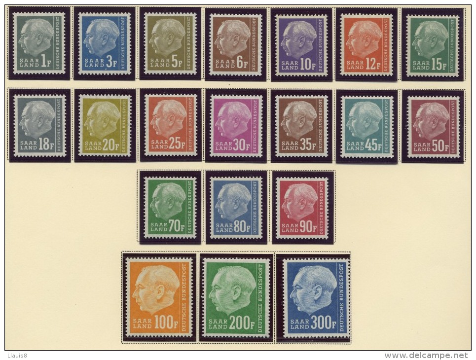 SARRE. AÑO 1957. Mi 409/428. (MNH) - Unused Stamps