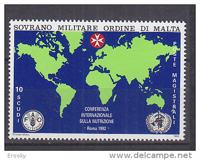 PGL CW097 - ORDRE DE MALTE SMOM Sassone N°415 ** - Malte (Ordre De)