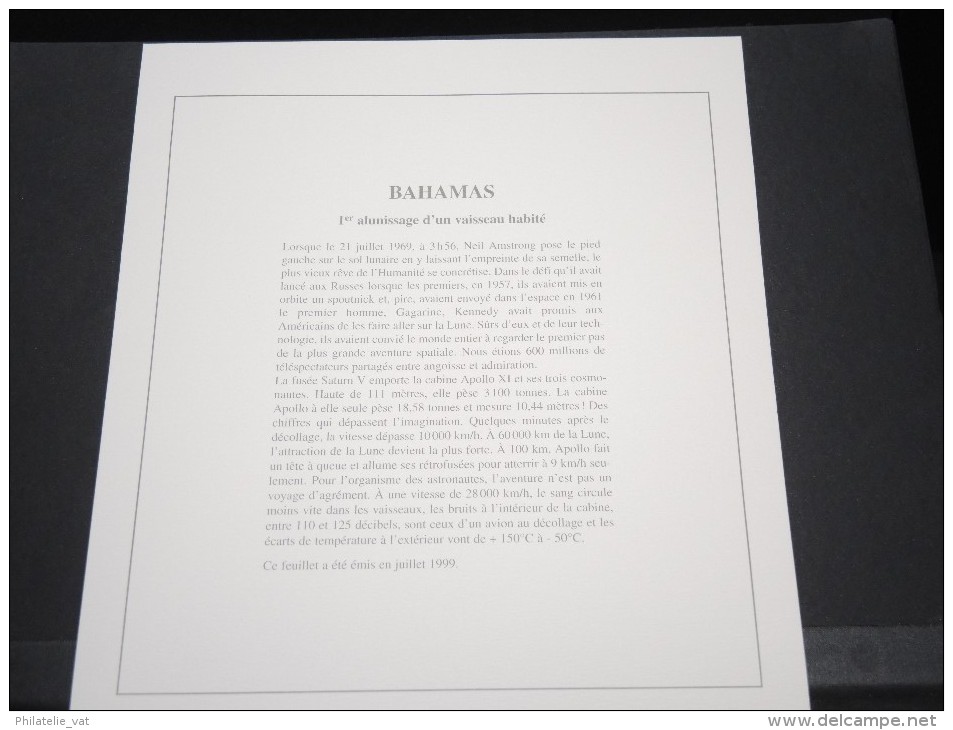 BAHAMAS - Bloc Luxe Avec Texte Explicatif - Belle Qualité - À Voir -  N° 11509 - Bahamas (1973-...)