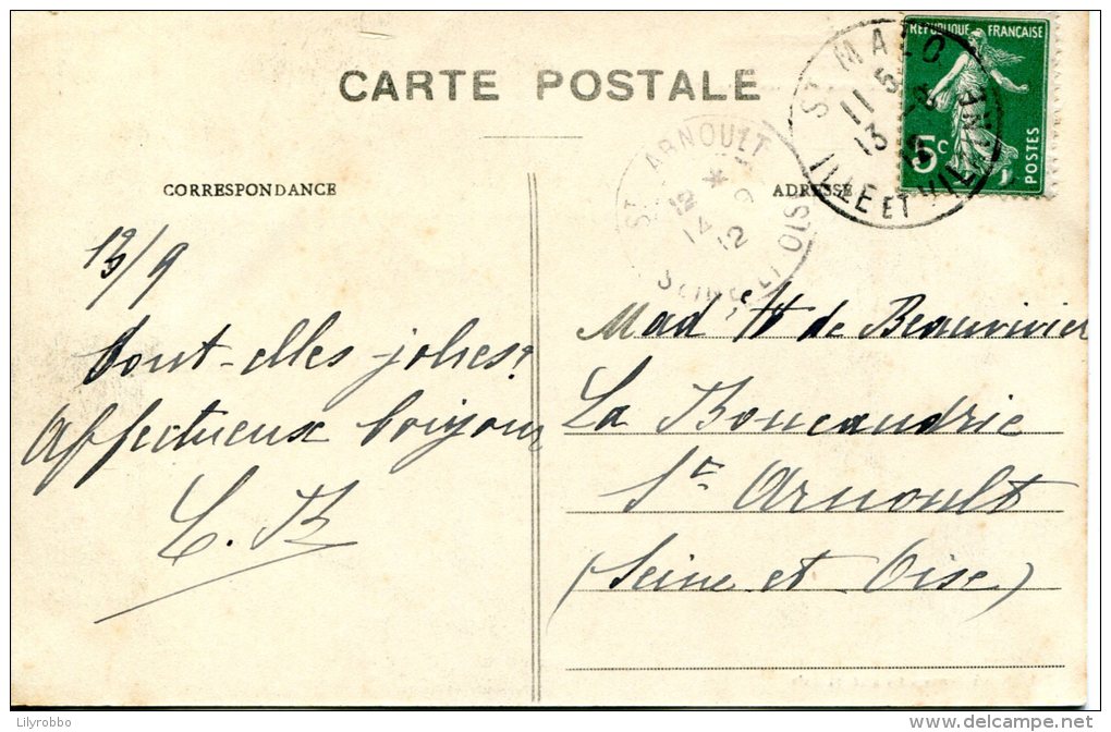 FRANCE -  SAINT MARLO Bisquines Cancalaises Aux Regates 1912 - Saint Malo