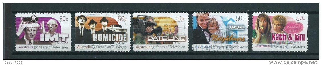 2006 Australia Complete Set 50 Years Television,self-adhesive,zelfklevend Used/gebruikt/oblitere - Gebruikt