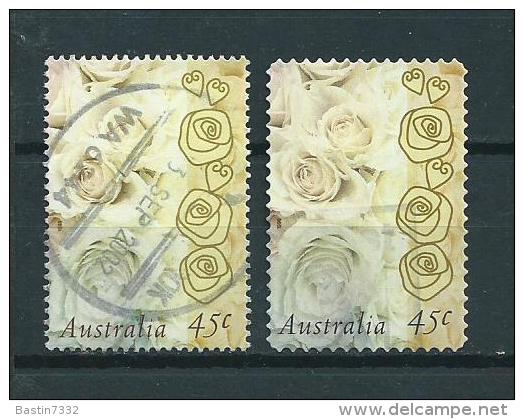 1998 Australia Complete Set Valentine Self Adhesive+sheet Used/gebruikt/oblitere - Gebruikt