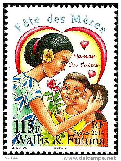 Wallis & Futuna - 2014 - Mothers Day - Mint Stamp - Neufs