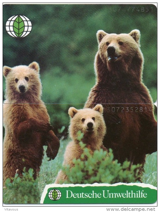 Ours Animal Bear  Puzzle Allemagne 20 100 Exemplaires Télécarte Telefonkarten Phonecard  P037 - O-Series: Kundenserie Vom Sammlerservice Ausgeschlossen