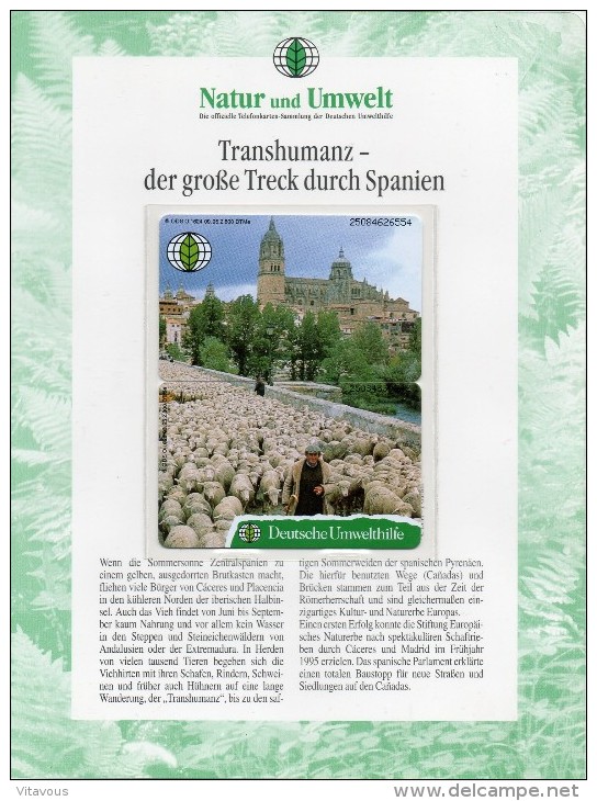 Mouton Transhumance Puzzle Allemagne 2800 Exemplaires Télécarte Phonecard  P041/042 - O-Series: Kundenserie Vom Sammlerservice Ausgeschlossen