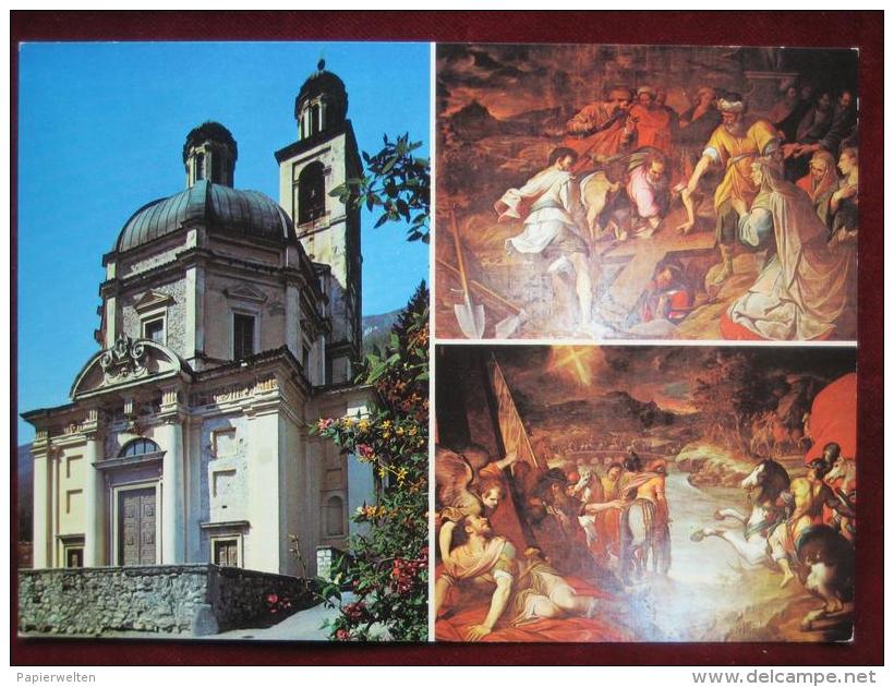 Riva San Vitale (TI) - Mehrbildkarte Chiesa Di Santa Croce - Riva San Vitale