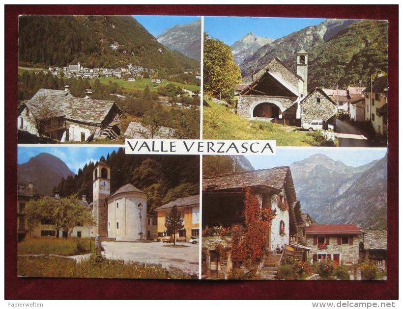 Brione - Frasco - Sonogno - Lavertezzo (TI) - Mehrbildkarte "Valle Verzasca" - Frasco